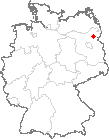 Karte Friedrichswalde bei Eberswalde